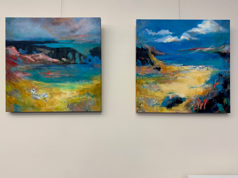 A Pair of Paintings by Nancy Ramsey A Pair of Paintings by Nancy Ramsey