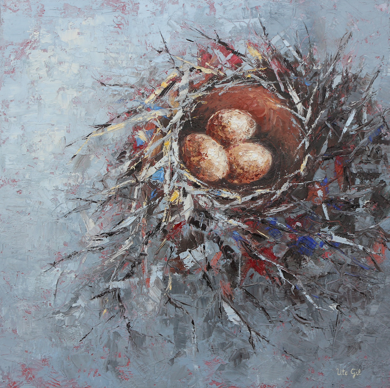 Bird's Nest, oil on canvas