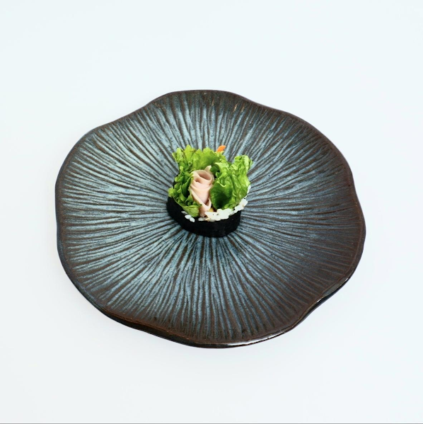 Serving Platter - Poppy Motif